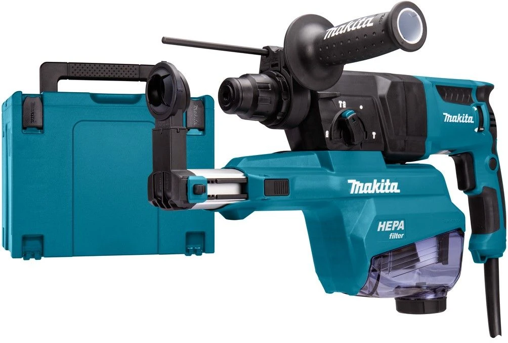 Makita HR2652J SDS-Plus Boorhamer Incl. Stofafzuiging In Mbox- 800W - 2,2J - Afbeelding 2