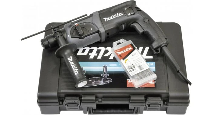 Makita HR2470BX40 SDS-plus Combihamer Incl Borenset In Koffer - Zwart Model - 780W - 2,4J