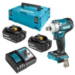 Makita DTW300RTJ 18V Li-ion Accu Slagmoersleutel Set (2x 5.0Ah Accu) In Mbox - 330Nm - 1/2"