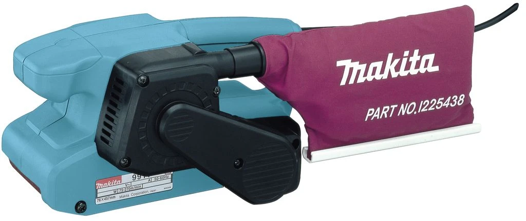 Makita 9911J Bandschuurmachine In Mbox - 650W - 76 X 457mm - Afbeelding 2