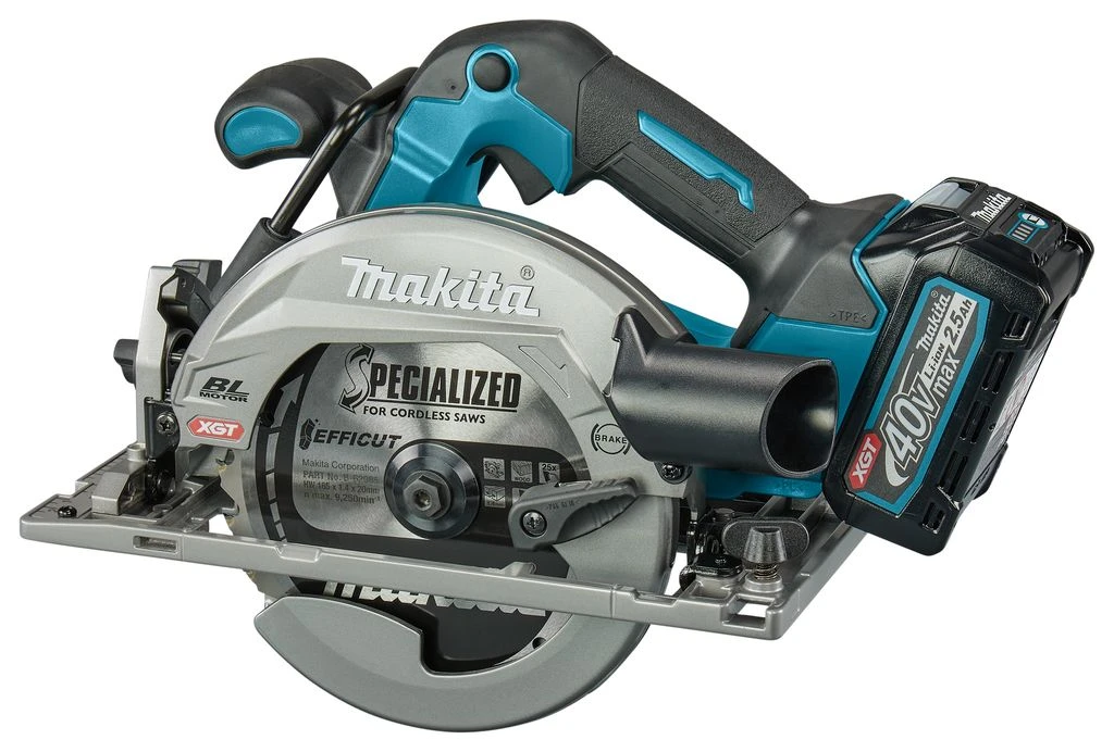 Makita HS012GD201 XGT 40 V Li-Ion Accu Cirkelzaag Set (2x 2,5Ah Accu) In Mbox - 165 Mm - Afbeelding 4