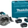 Makita HS010GT201 40V Max Li-Ion Accu Cirkelzaag Set (2x 5,0Ah) In Koffer - 235mm - Koolborstelloos