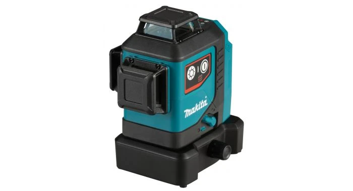 Makita SK700D 12V Max Li-Ion Accu Kruislijnlaser Body In Tas - Zelfnivellerend - Rood 3x360°- 25m