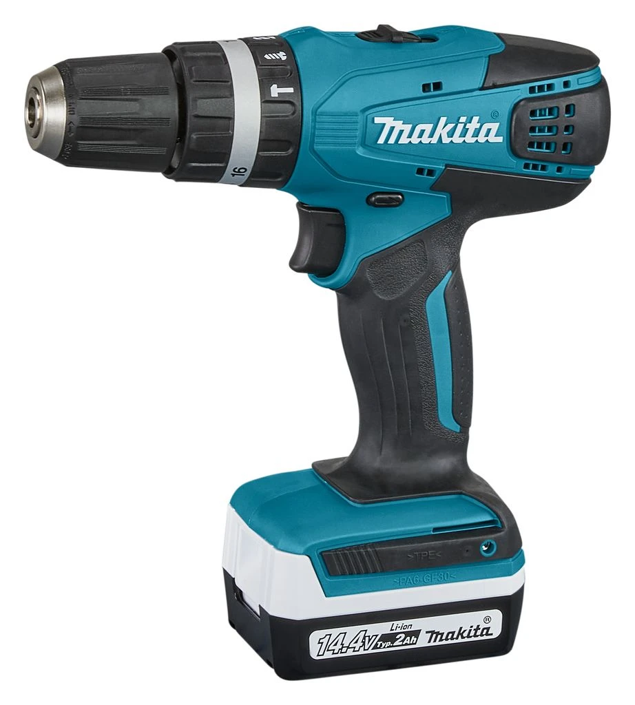 Makita HP347D002 14,4 V Li-ion Accu Klopboor-/schroefmachine Set (2x2.0 Ah) In Koffer - Afbeelding 2