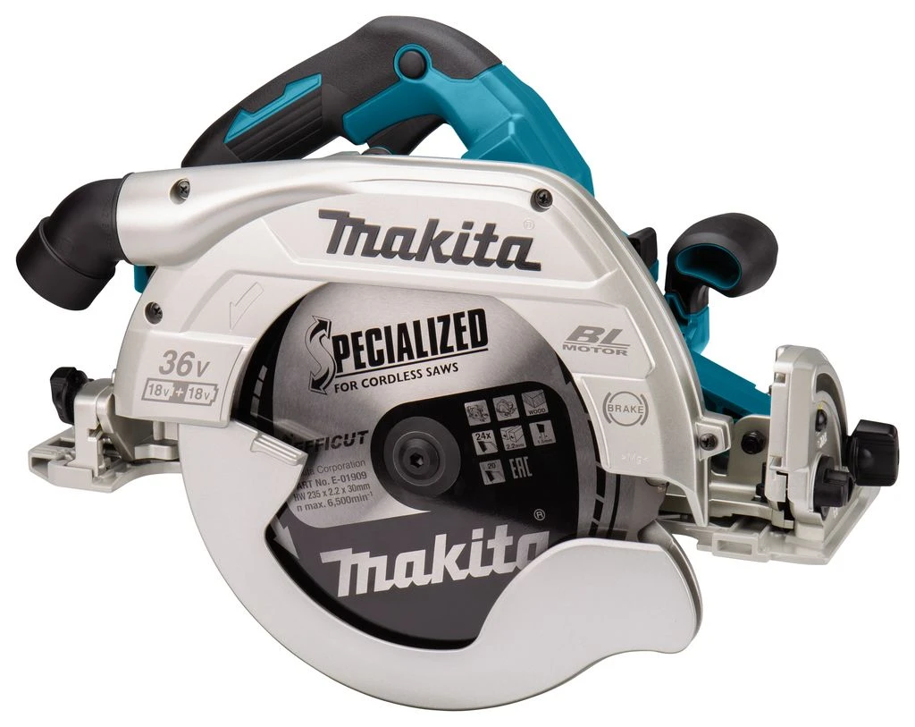 Makita DHS900ZU 36V (2x 18V) Li-Ion Accu Cirkelzaag Body - 235 Mm - Afbeelding 4