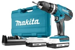 Makita HP457DWE 18V Li-Ion Accu Klopboor-/schroefmachine Set (2x 1.5Ah Accu) In Koffer