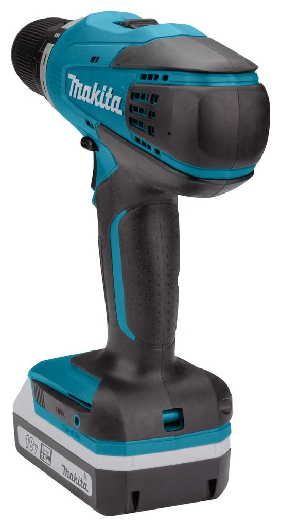 Makita HP457DWE 18V Li-Ion Accu Klopboor-/schroefmachine Set (2x 1.5Ah Accu) In Koffer - Afbeelding 11