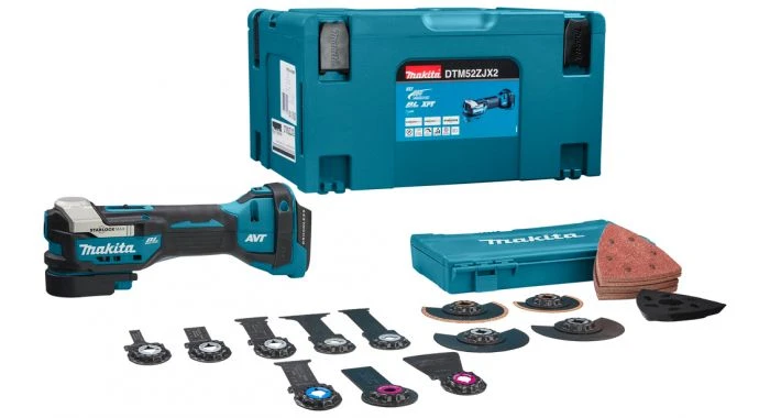 Makita DTM52ZJX2 18V Li-Ion Accu Multitool Body Incl. Accessoires In Mbox