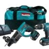 Makita DLX2025M 18V Li-Ion Accu Klopboor-/schroefmachine (DHP453) & SDS-plus Combihamer Body (DHR202) Combiset In Tas
