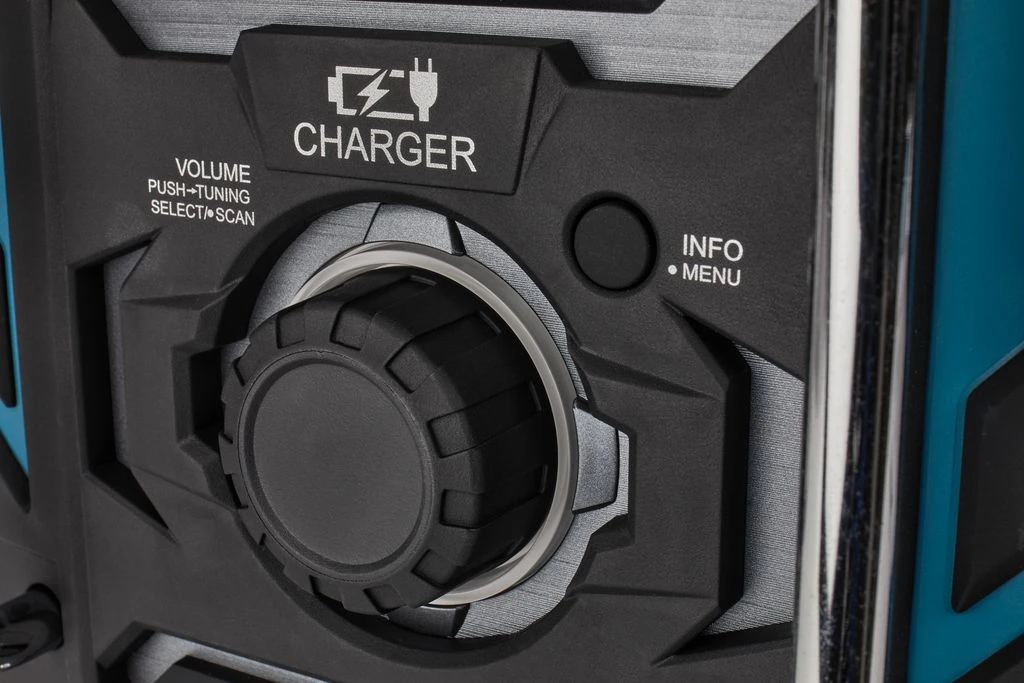 Makita DMR301 10,8-18V Li-Ion Accu Bouwradio - Bluetooth -dab+ - Werkt Op Netstroom & Accu - Afbeelding 6