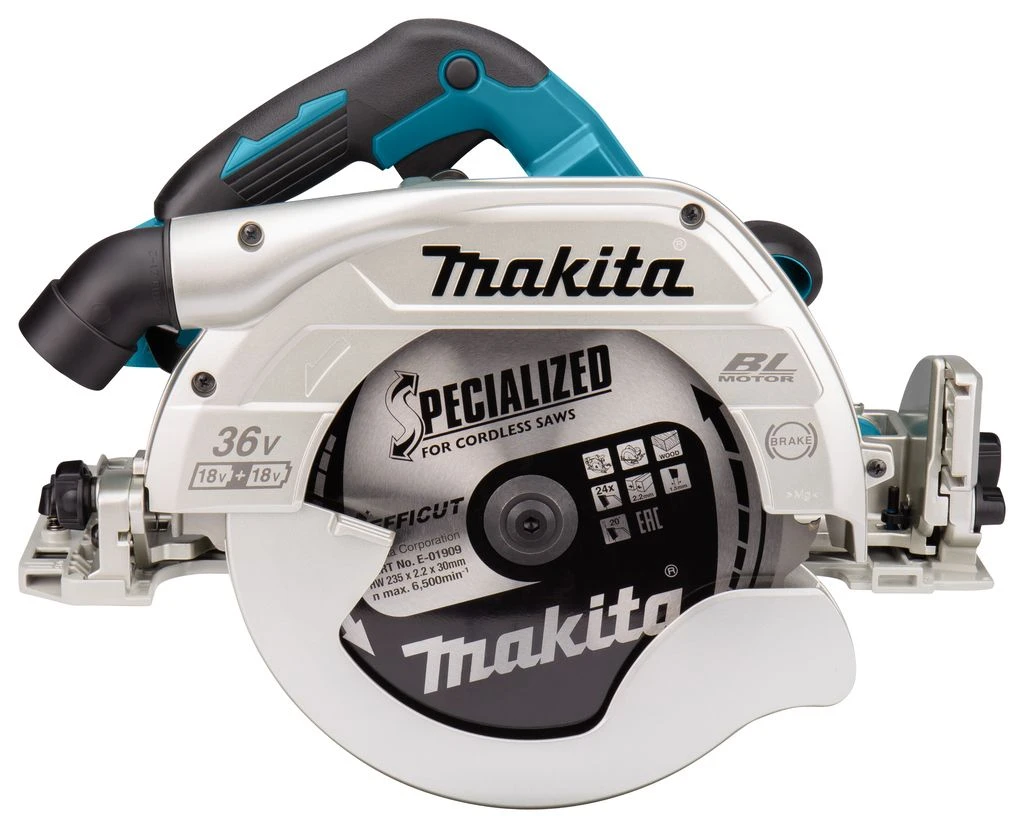 Makita DHS900ZU 36V (2x 18V) Li-Ion Accu Cirkelzaag Body - 235 Mm