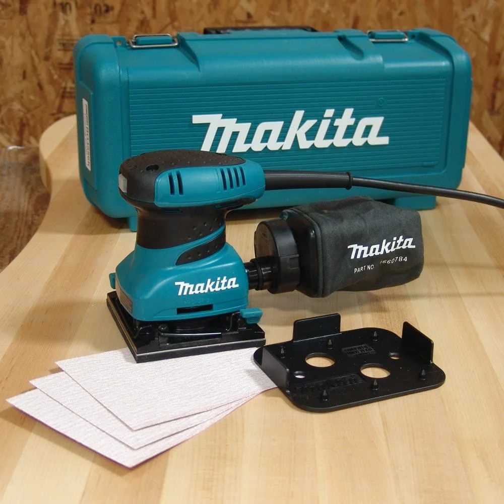 Makita BO4556K Vlakschuurmachine In Koffer - 200W - 112 X 102mm - Afbeelding 2