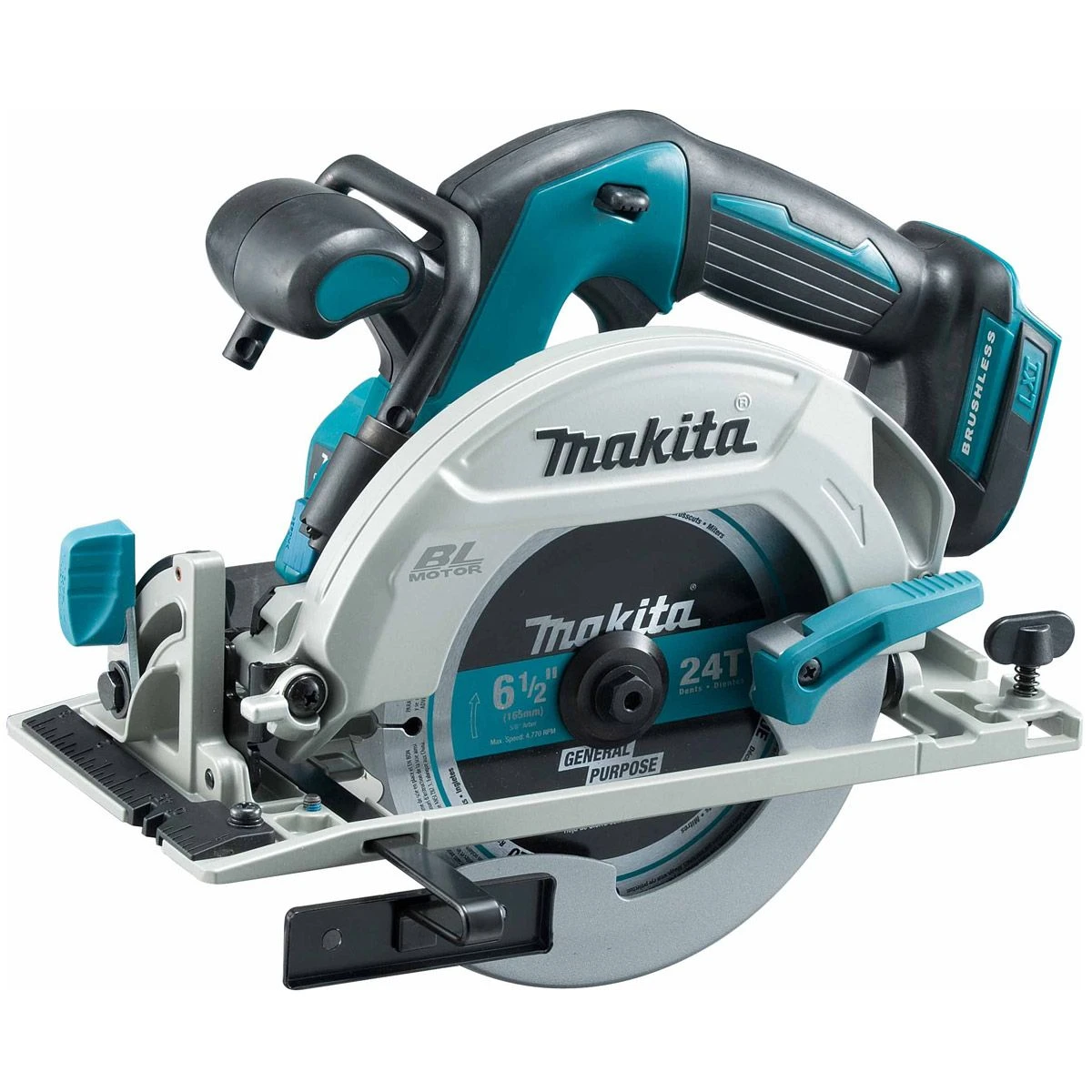 Makita DHS680ZJ 18V Li-Ion Accu Cirkelzaag Body In Mbox - 165mm - Linkshandig - Koolborstelloos - Afbeelding 2