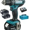 Makita DDF482RM3J 18V Li-Ion Accu Boor-/schroefmachine Set (3x 4.0Ah Accu) In Mbox