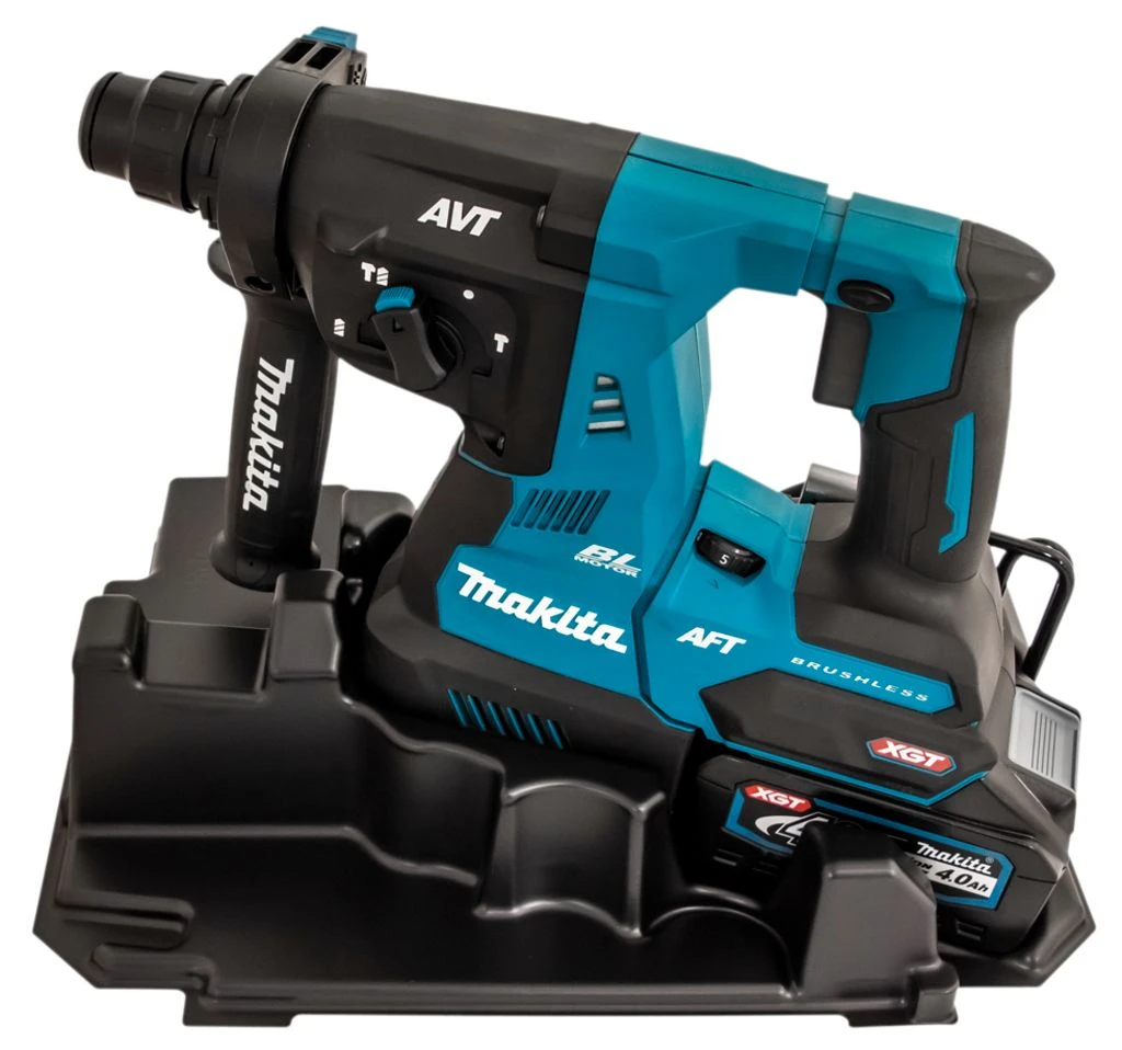 Makita HR002GM204 XGT 40V Max Li-Ion Accu SDS-Plus Combihamer Set (2x 4,0Ah) Incl. Stofafzuigsysteem In Mbox - 2,9J - Koolborstelloos - Afbeelding 6