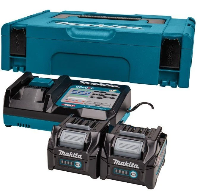 Makita 191V27-4 40V Li-Ion Max Accu Starter Set (2x 2,5Ah) In Mbox - Afbeelding 2