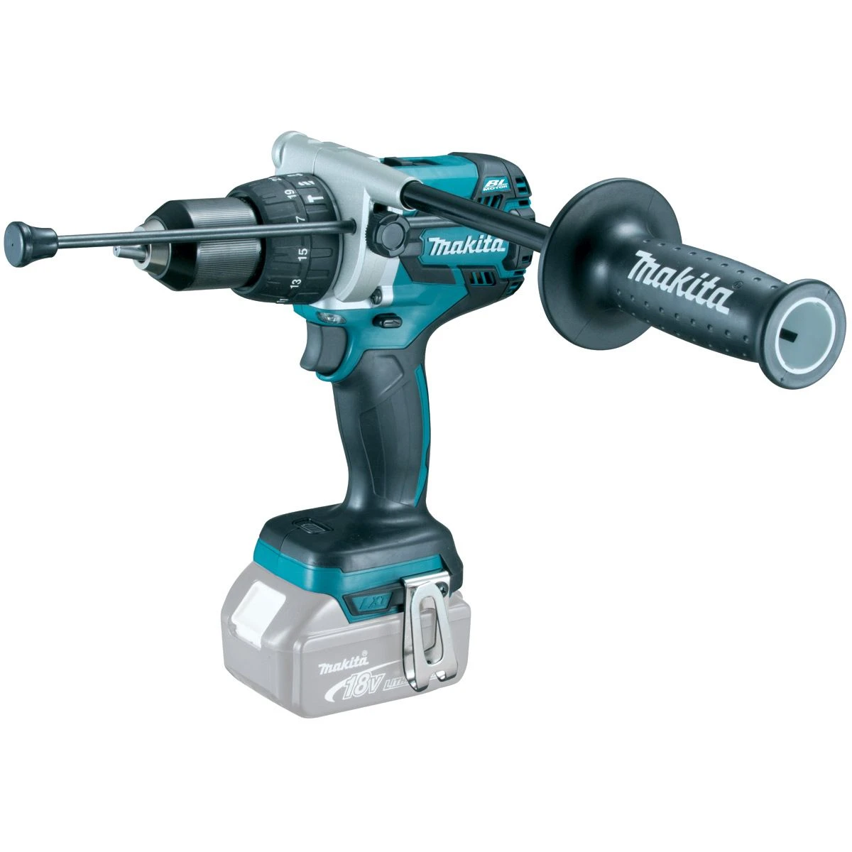 Makita DLX5034T 18V Li-Ion Accu 5-delige Combiset (2x 5,0Ah Accu) In Tas - Koolborstelloos - Afbeelding 4
