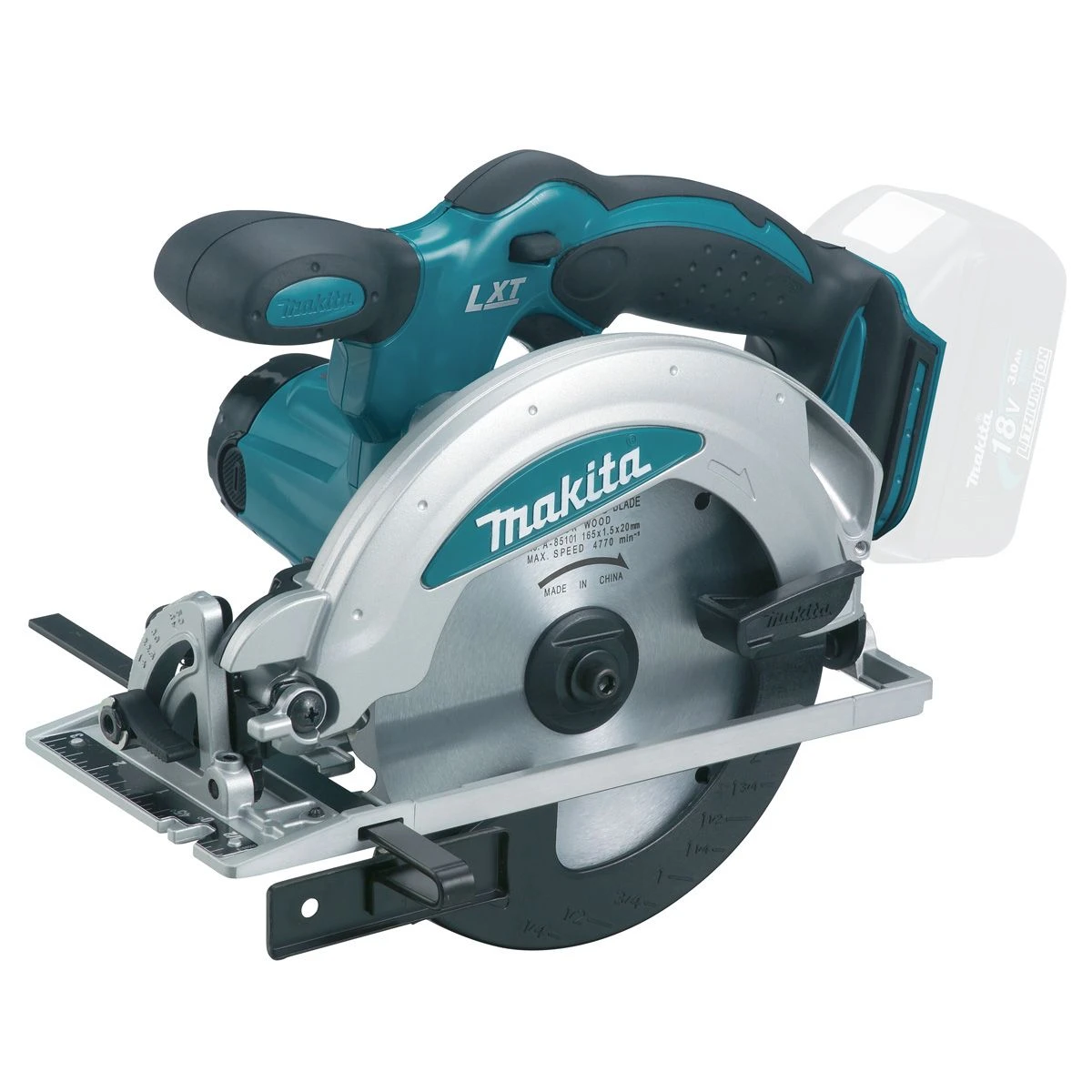 Makita DSS610ZJ 18V Li-Ion Accu Cirkelzaag Body In Mbox - 165mm - Afbeelding 2