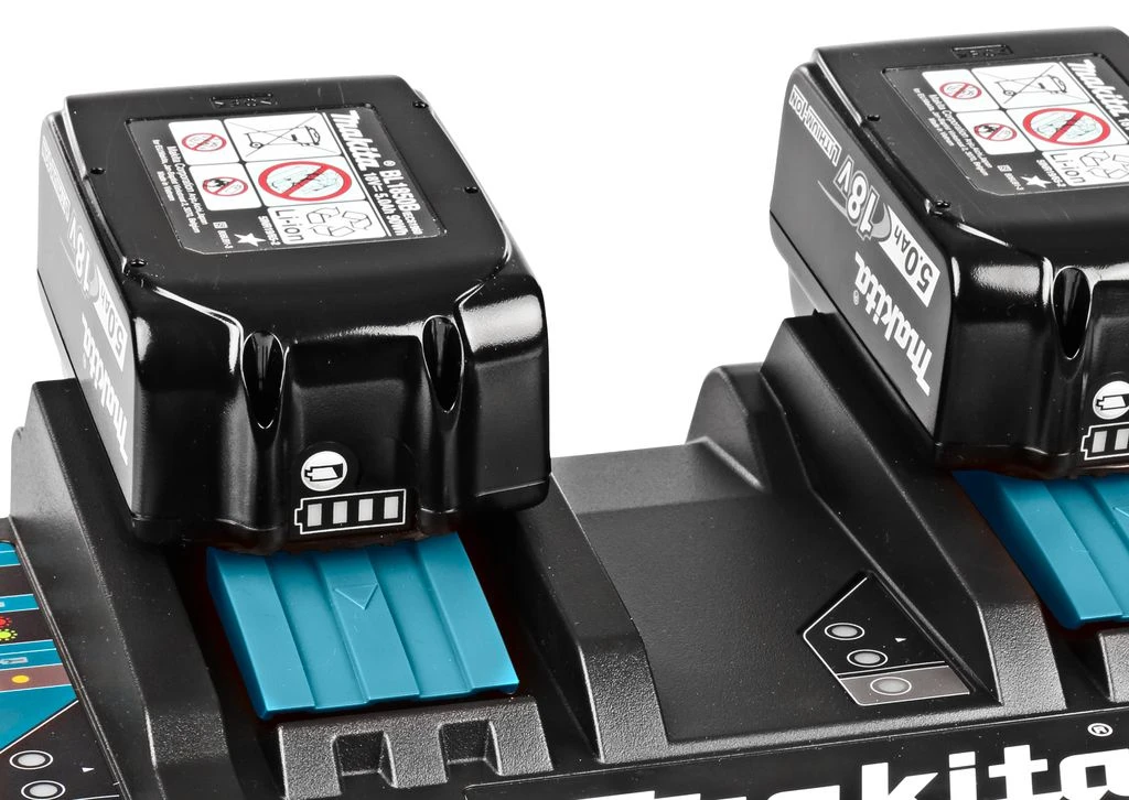 Makita DC18RD 14.4 - 18V Li-Ion Accu Duolader - 9,0 A - 196933-6 - Afbeelding 5