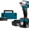Makita DTW284RTJ 14,4V Li-Ion Accu Slagmoersleutel Set (2x 5.0Ah Accu) In Mbox - 275Nm - 1/2''