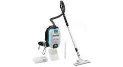 Makita VC008GM201 40V Max Li-Ion Accu Rugstofzuiger Set (2x 4,0Ah) - 180mbar