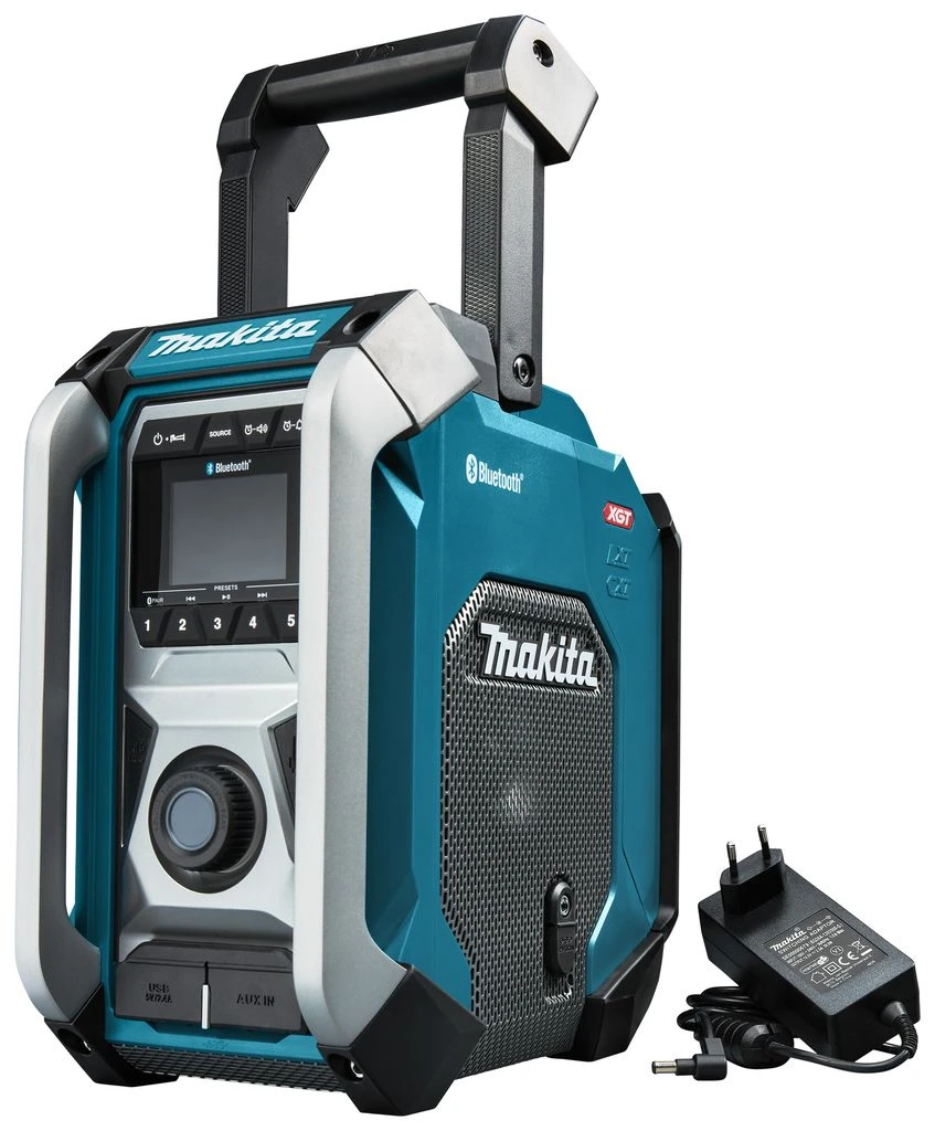 Makita MR006GZ XGT 40V Max Li-Ion Accu Bouwradio - FM/AM - Bluetooth - Werkt Op Netstroom & Accu - Afbeelding 2