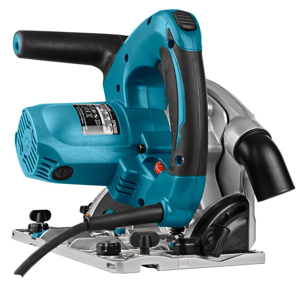 Makita SP6000J1X2 Invalzaag In Mbox Incl. Geleiderail (2st) In Foudraal - 1300W - 165mm - Afbeelding 4
