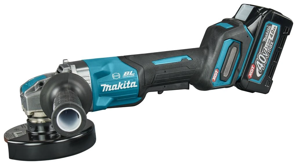 Makita GA047GM201 XGT 40V Max Li-ion Accu Haakse Slijper Set (2x 4,0Ah) In Mbox - 125 Mm - Koolborstelloos - Afbeelding 2