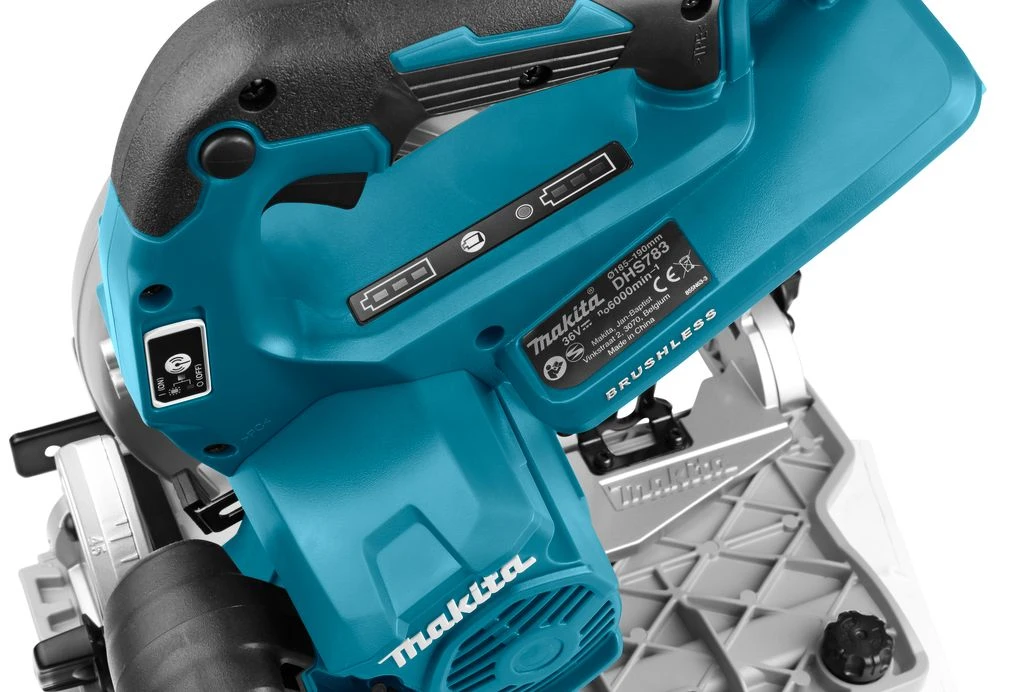 Makita DHS783ZJU 2x18V Li-Ion Accu Cirkelzaag Body - 190mm - Afbeelding 4