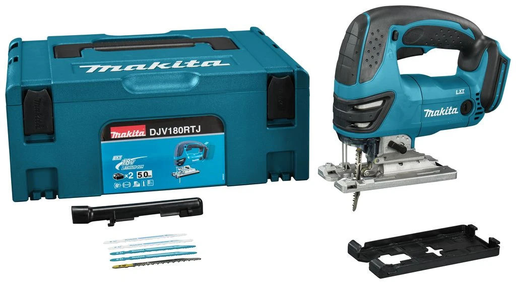 Makita DJV180RTJ 18V Li-Ion Accu Decoupeerzaag Set (2x 5.0Ah Accu) In Mbox - D-greep - Variabel - Afbeelding 2