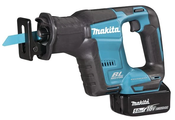 Makita DJR188RTJ 18V Li-Ion Accu Reciprozaag Set (2x 5,0Ah Accu) In Mbox - Koolborstelloos