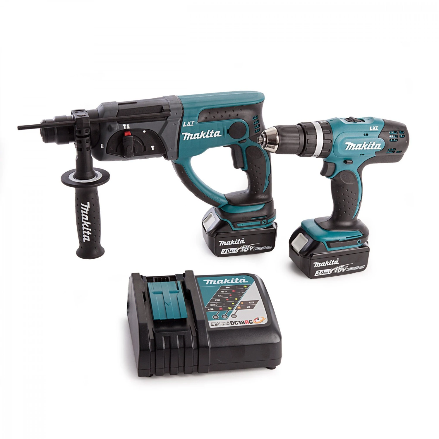 Makita DLX2025 18V Li-Ion Accu Combiset In Tas (2x 3,0Ah Accu)