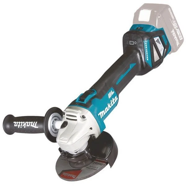Makita DGA511Z 18V Li-Ion Accu Haakse Slijper Body - 125mm - Koolborstelloos - Afbeelding 2