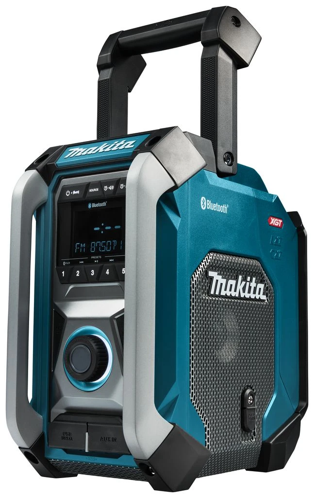 Makita MR006GZ XGT 40V Max Li-Ion Accu Bouwradio - FM/AM - Bluetooth - Werkt Op Netstroom & Accu - Afbeelding 6