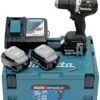 Makita DDF484BJX1 18V Li-Ion Accu Boor-/schroefmachine Set (2x 5.0Ah + 1x 3.0Ah Accu) In Mbox - BLACK - Koolborstelloos
