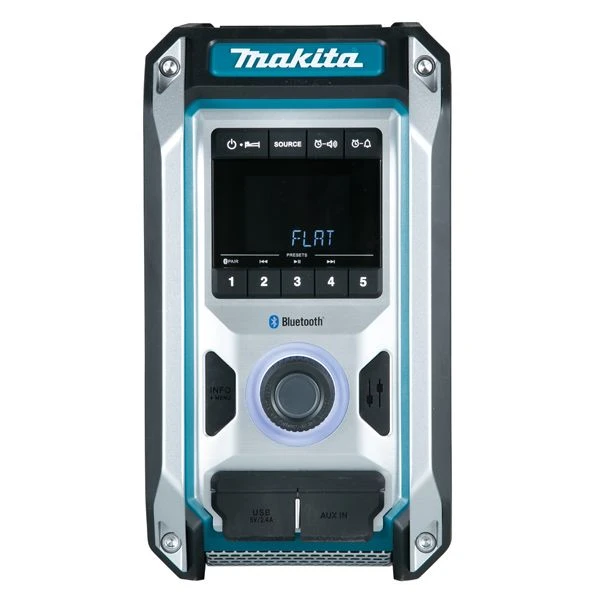 Makita DMR114 10,8-18V Li-Ion Accu Bouwradio - Bluetooth - Werkt Op Netstroom & Accu - Afbeelding 2