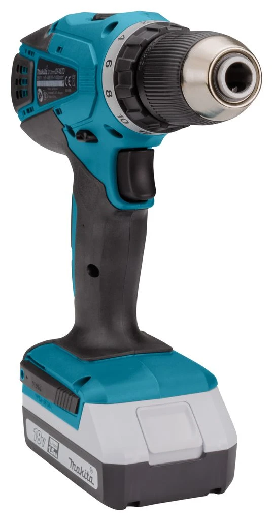 Makita HP457DWE 18V Li-Ion Accu Klopboor-/schroefmachine Set (2x 1.5Ah Accu) In Koffer - Afbeelding 7