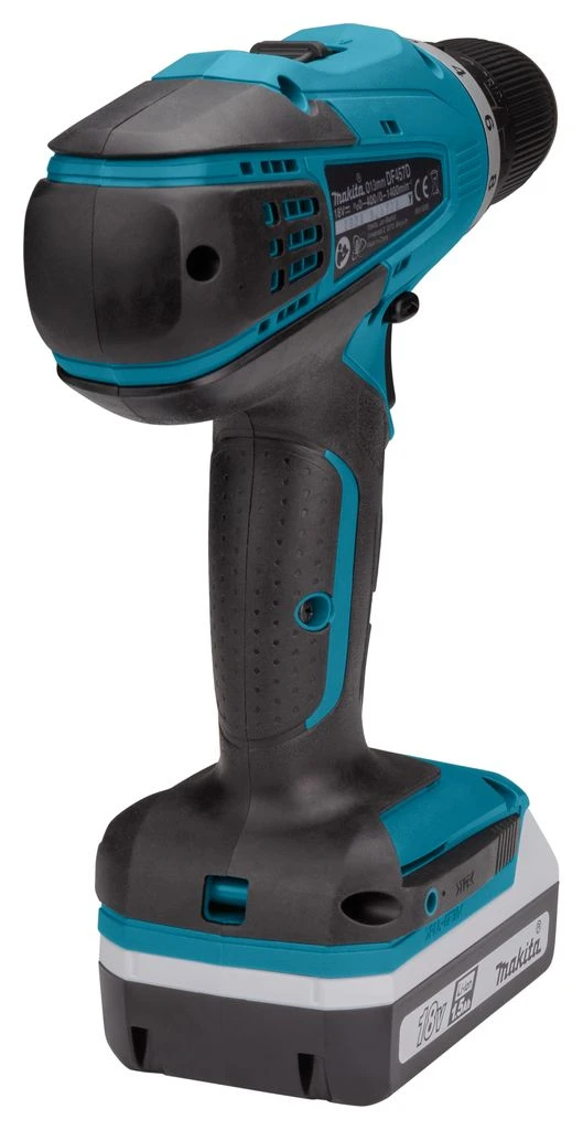 Makita HP457DWE 18V Li-Ion Accu Klopboor-/schroefmachine Set (2x 1.5Ah Accu) In Koffer - Afbeelding 12