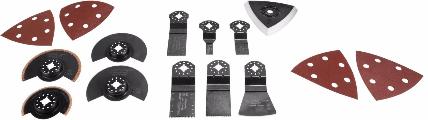 Makita TM3010CX2J Multitool + 42 Delige Accessoireset In Mbox - 320W - Afbeelding 3