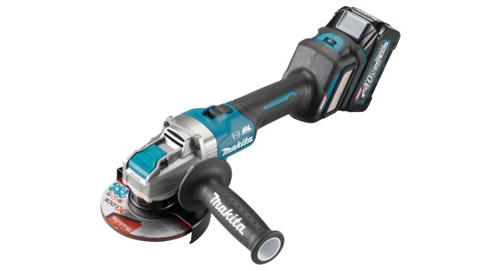Makita GA041GM201 XGT 40V Max Li-ion Accu Haakse Slijper Set (2x 4,0Ah) In Mbox - 125 Mm - X-LOCK